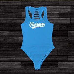 Los Angeles Charger Football Bodysuit, San Diego Charger GF/mom/mothers gift